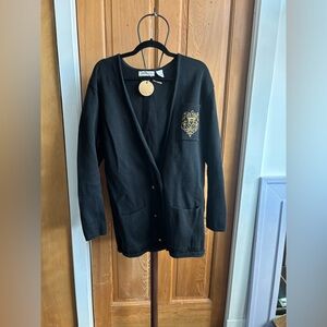 Eddie Bauer Black Cotton Sweater